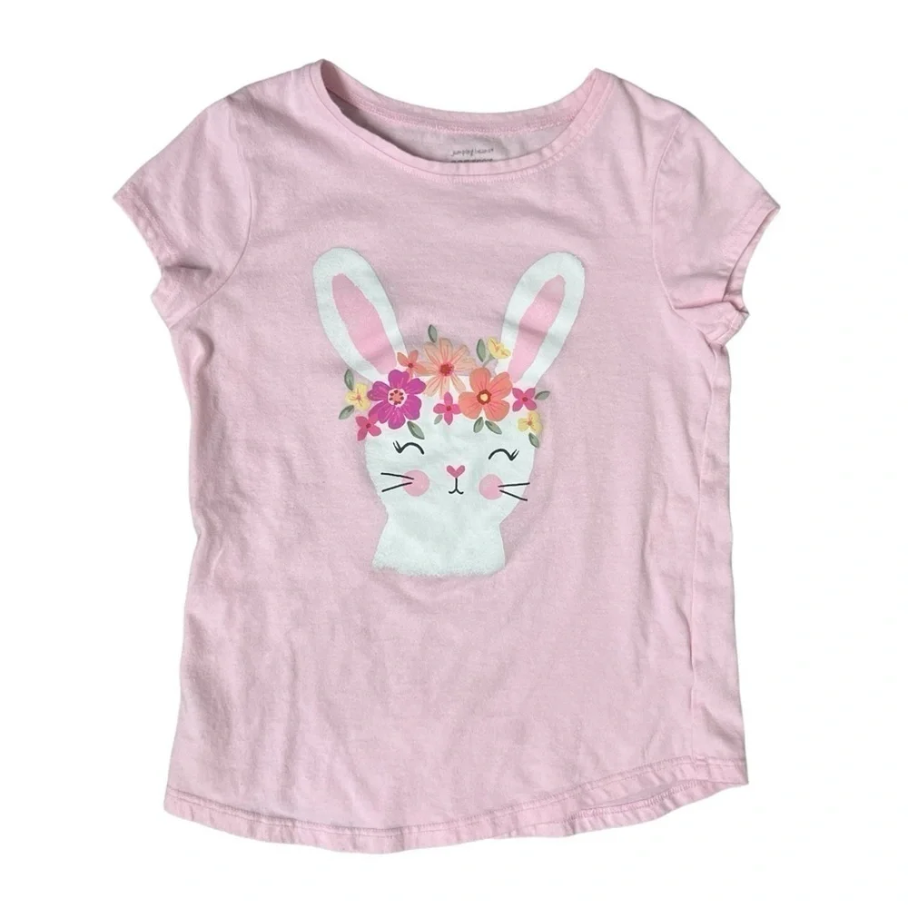 The Children’s Place Purple (7/8) & Jumping Beans Pink (8) Short Sleeve Bundle
